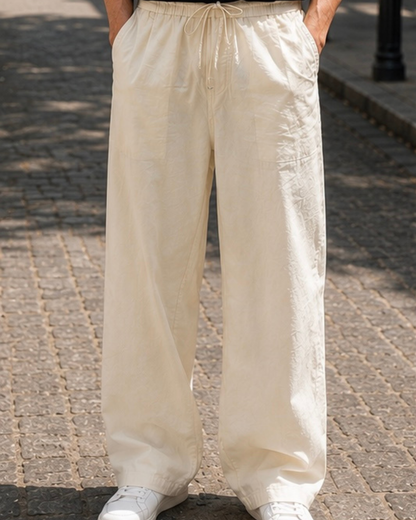 Resort Linen Pants – Off White