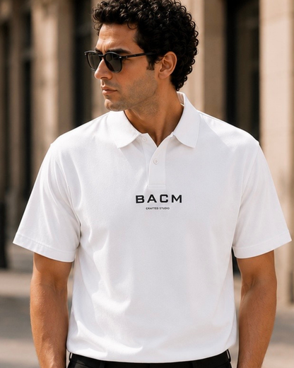 Minimal Polo – White