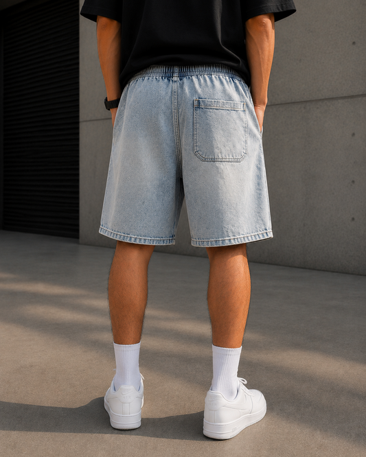 Denim Shorts – Light Blue