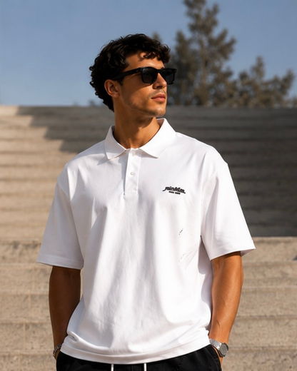Back Print Shirt - White