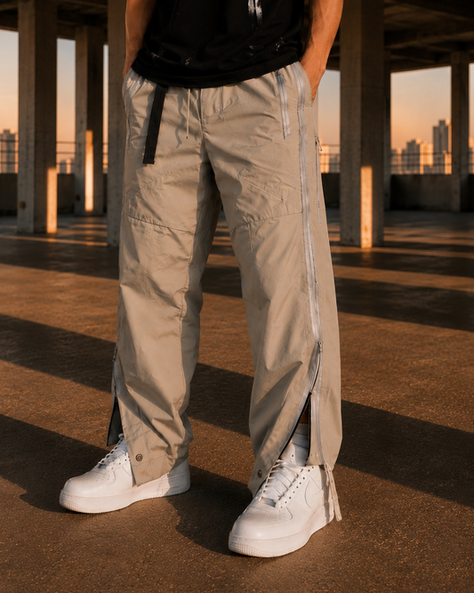 Utility Zip Cargo Pants – Sand