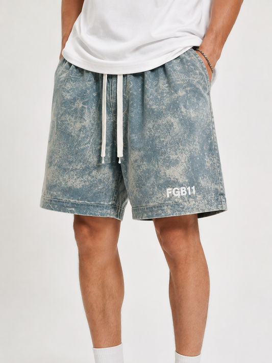 Washed Oversized Shorts